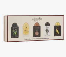 Lattafa Pride Set (Affection+Thawah Gold+La Coll 1505 Watch+Breeze+Shaheen Gold 5x20ml) фото