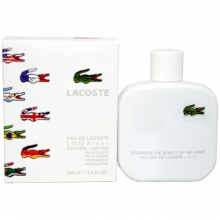 LACOSTE EAU DE LACOSTE L.12.12 BLANC EDITION LIMITE 100 ml фото