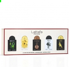 Lattafa 5 x 20 ml. Gift Set Box 01 (Affection, Breeze, Tharwah Gold, Shaheen Gold, 1505) фото